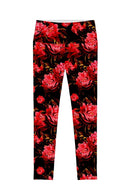 True Passion Lucy Floral Print Performance Legging - Women