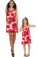 Tulip Salsa Sanibel Empire Waist Red Summer Dress - Women