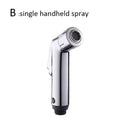 Two function toilet hand bidet faucet bathroom bidet shower sprayer brass T adapter 1.2m hose tank hooked holder easy install JadeMoghul Inc.
