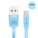 Type-C Cable for Samsung Xiaomi Huawei Oneplus,Type C USB Cables USAMS USB C Charger Data Line Sync type c Charging Cable