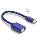 Type-C OTG Adapter Cable for Samsung S10 S10+ Xiaomi Mi 9 Android MacBook Mouse Gamepad Tablet PC Type C OTG USB Cable AExp