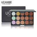 Eye Makeup 15 Color Concealer Palettes Neutral Contour Makeup Set