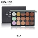 Eye Makeup 15 Color Concealer Palettes Neutral Contour Makeup Set