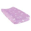 Unicorn Moon Deluxe Flannel Changing Pad Cover-WHIM-G-JadeMoghul Inc.