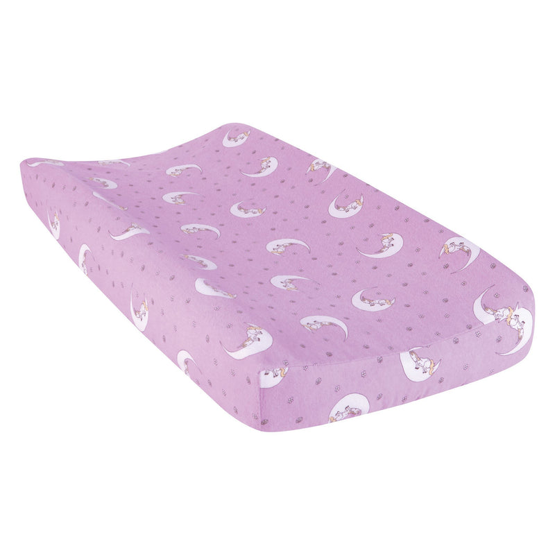 Unicorn Moon Deluxe Flannel Changing Pad Cover-WHIM-G-JadeMoghul Inc.
