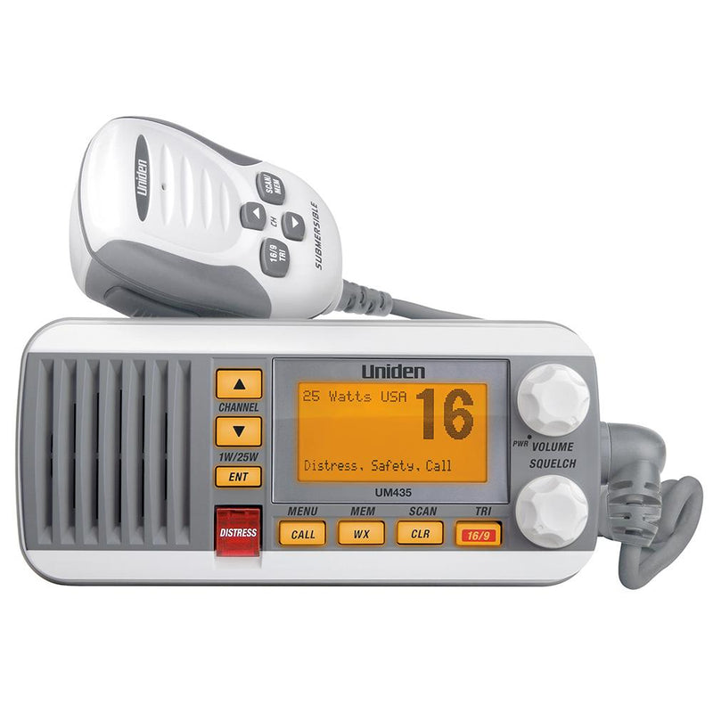 Uniden UM435 Fixed Mount VHF Radio - White [UM435]-VHF - Fixed Mount-JadeMoghul Inc.