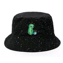 Unisex Embroidery Aliens Foldable Bucket Hat Women Men Beach Sun fishing hat Bob Summer Outdoor fisherman hat gorro pescador JadeMoghul Inc.