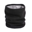 Unisex Knitted Warm Scarf Winter Autumn Ring Women Bandana Solid Scarf Fleece Men Headband Neck Scarf Shawl AExp