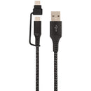 USB-A to USB-C(TM) Cable with Micro USB Adapter, 10ft