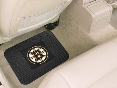 Utility Mat Rubber Car Floor Mats NHL Boston Bruins Utility Car Mat 14"x17" FANMATS