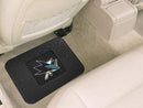 Utility Mat Rubber Floor Mats NHL San Jose Sharks Utility Car Mat 14"x17" FANMATS