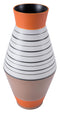 Vases Ceramic Vase - 7.5" x 7.5" x 14.6" Multicolor, Ceramic, Medium Vase HomeRoots