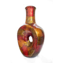 Vases Ceramic Vase - 8'.5" X 5'.5" X 14'.5" Champagne Ceramic Table Vase HomeRoots