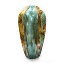 Vases Ceramic Vase - 8'.5" X 8'.5" X 16" Turquoise, Copper and Bronze Ceramic Table Vase HomeRoots