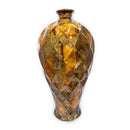 Vases Ceramic Vase - 9'.5" X 9'.5" X 20" Gray Ceramic Floor Vase HomeRoots