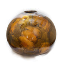 Vases Flower Vase - 10" X 10" X 8" Turquoise, Copper and Bronze Ceramic Table Vase HomeRoots