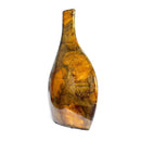 Vases Flower Vase - 8'.5" X 4'.25" X 14" Turquoise, Copper and Bronze Ceramic Table Vase HomeRoots