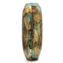 Vases Gold Vase - 5" X 5" X 12" Copper, Red and Gold Ceramic Table Vase HomeRoots