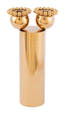 Vases Gold Vase - 7.5" x 3.9" x 15" Gold, Stainless Steel, Large Vase HomeRoots