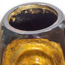 Vases Gold Vase - 7'.5" X 7'.5" X 14" Copper, Red and Gold Ceramic Table Vase HomeRoots