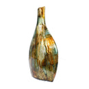 Vases Gold Vase - 8'.5" X 4'.25" X 14" Copper, Red and Gold Ceramic Table Vase HomeRoots