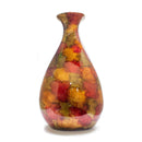 Vases Gold Vase - 9" X 6'.25" X 18'.5" Copper, Red and Gold Ceramic Floor Vase HomeRoots