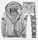 Velvet Coat For Men / Warm Thick Slim Fit Men Hoodie AExp