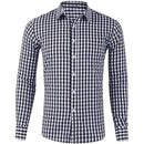 VERTVIE High Quality Men's Plaid Casual Shirts  Social Shirts Cotton Long Sleeve Men's Dress Shirts JadeMoghul Inc.