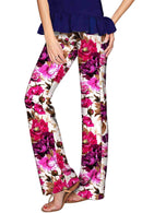 Vintage Charm Vintage Charm Amelia Floral Pull-On Palazzo Pant - Women Amelia Palazzo Pants