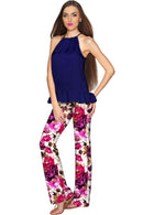 Vintage Charm Vintage Charm Amelia Floral Pull-On Palazzo Pant - Women Amelia Palazzo Pants