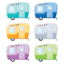 VINTAGE TRAILERS 6IN CUT OUTS-Learning Materials-JadeMoghul Inc.