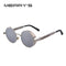 Vintage Women Steampunk Sunglasses Brand Design Round Sunglasses-C07 Silver Silver-JadeMoghul Inc.
