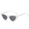 Vintage Women Sunglasses Cat eye Eyewear Brand Designer Retro Sunglasses-White frame Black-JadeMoghul Inc.