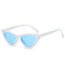 Vintage Women Sunglasses Cat eye Eyewear Brand Designer Retro Sunglasses-White frame Blue-JadeMoghul Inc.