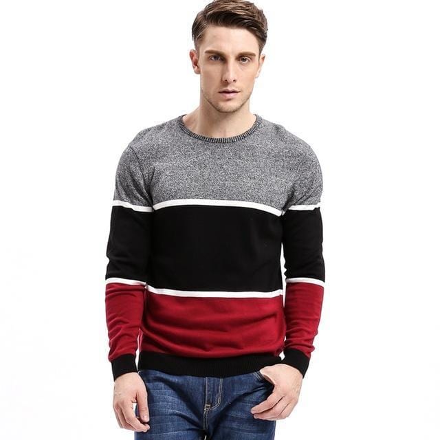 Vomint Brand Cotton Mens Sweaters V neck Top Dyed Sweaters Pullover man Solid Color Class Style Knitwear O6VI6C53-H6VI6941black03-S-JadeMoghul Inc.