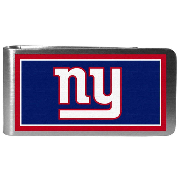 Wallets & Checkbook Covers New York Giants Steel Logo Money Clips SSK-Sports