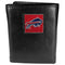 Wallets & Checkbook Covers NFL - Buffalo Bills Deluxe Leather Tri-fold Wallet Packaged in Gift Box JM Sports-7