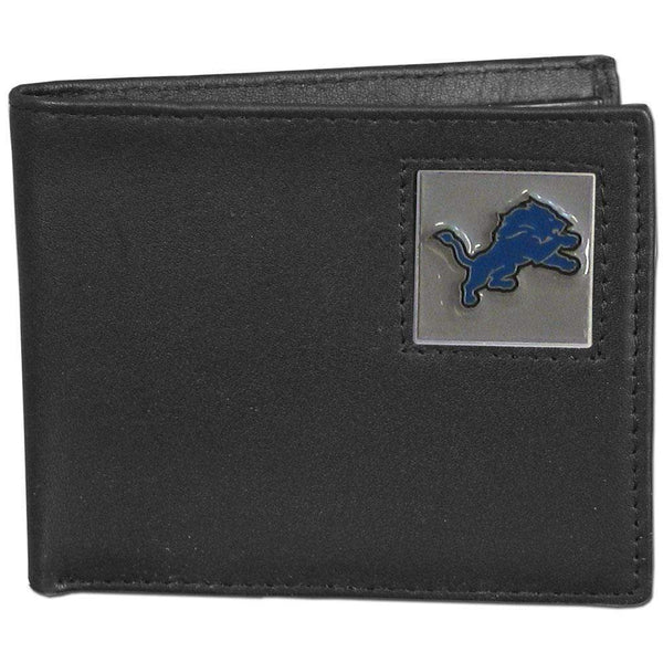 Wallets & Checkbook Covers NFL - Detroit Lions Leather Bi-fold Wallet JM Sports-7