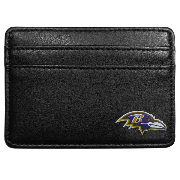Wallets & Checkbook Covers NFL Football Baltimore Ravens Weekend Men's Leather Wallet JM Sports-7