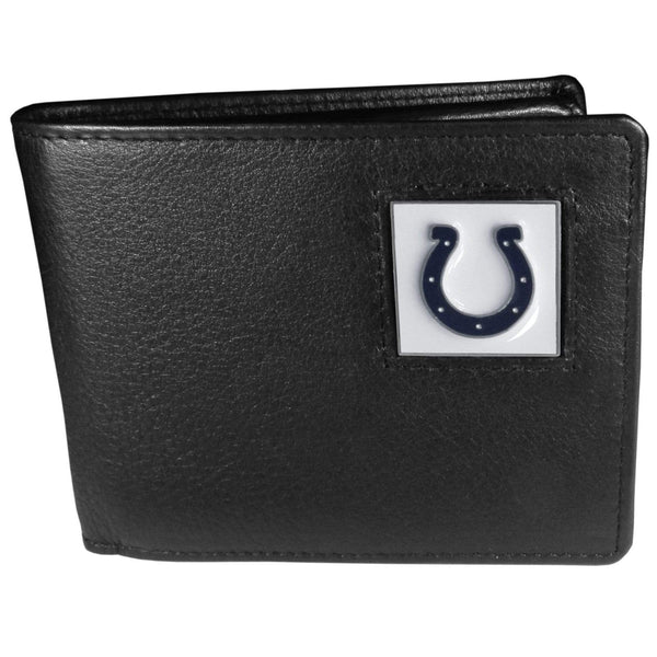 Wallets & Checkbook Covers NFL - Indianapolis Colts Leather Bi-fold Wallet Packaged in Gift Box JM Sports-7