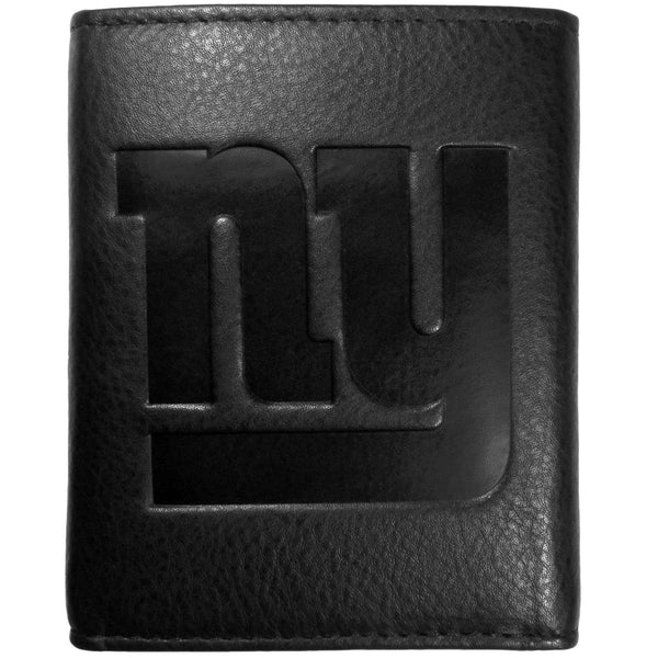 Wallets & Checkbook Covers NFL - New York Giants Embossed Leather Tri-fold Wallet JM Sports-7