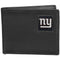 Wallets & Checkbook Covers NFL - New York Giants Gridiron Leather Bi-fold Wallet JM Sports-7