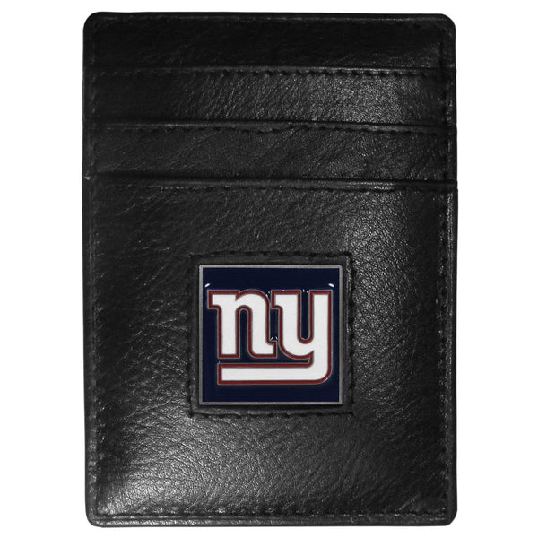 Wallets & Checkbook Covers NFL - New York Giants Leather Money Clip/Cardholder JM Sports-7
