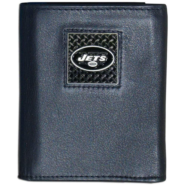 Wallets & Checkbook Covers NFL - New York Jets Gridiron Leather Tri-fold Wallet JM Sports-7