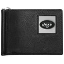 Wallets & Checkbook Covers NFL - New York Jets Leather Bill Clip Wallet JM Sports-7