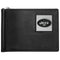 Wallets & Checkbook Covers NFL - New York Jets Leather Bill Clip Wallet JM Sports-7