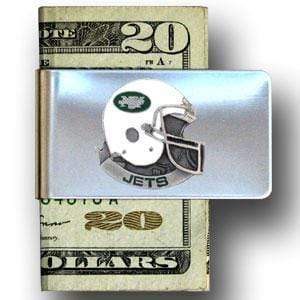 Wallets & Checkbook Covers NFL - New York Jets Steel Money Clip JM Sports-7