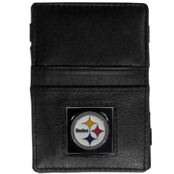 Wallets & Checkbook Covers NFL - Pittsburgh Steelers Leather Jacob's Ladder Wallet JM Sports-7