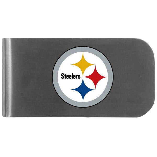 Wallets & Checkbook Covers NFL - Pittsburgh Steelers Logo Bottle Opener Money Clip JM Sports-7