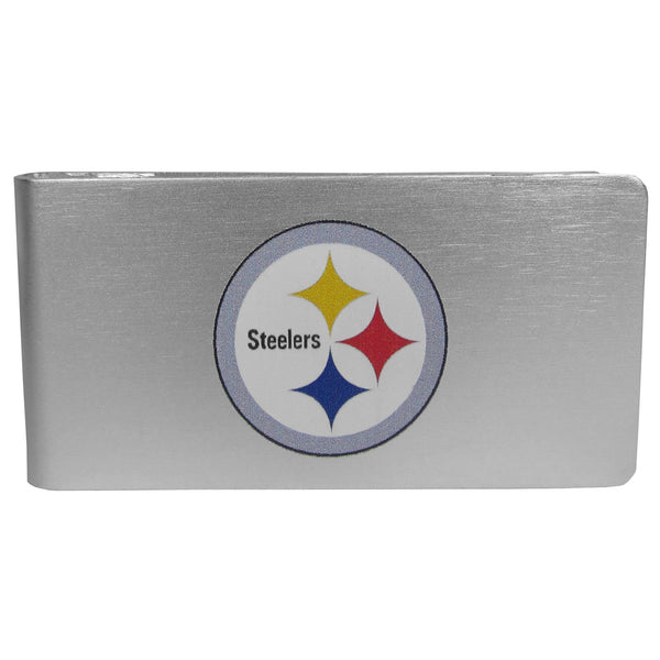 Wallets & Checkbook Covers NFL - Pittsburgh Steelers Logo Money Clip JM Sports-7